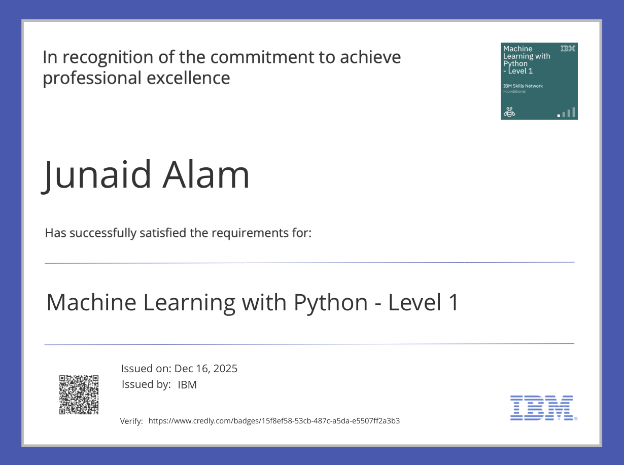 IBM Certificate 3